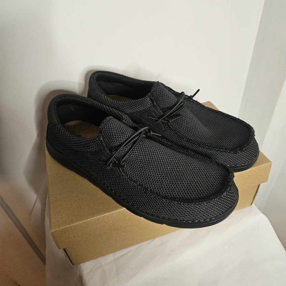 Bruno Marc Mens Size 10 Casual Slip On‎ Loafers Lightweight Stretch Shoes New